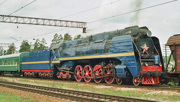 Russian Express train locomotive class P36