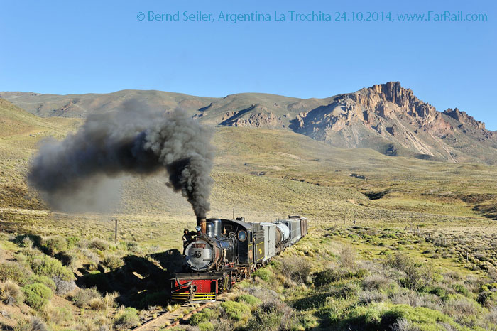 La Trochita - Der alte Patagonien-Express: Volcano