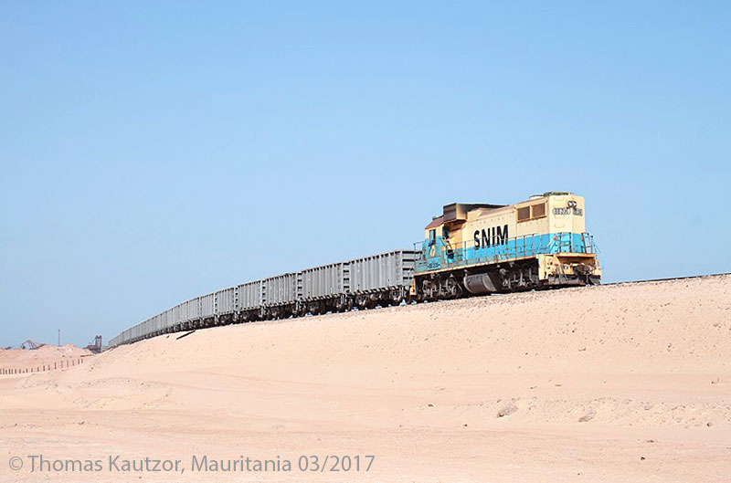 Wüsteneisenbahn in Mauretanien
