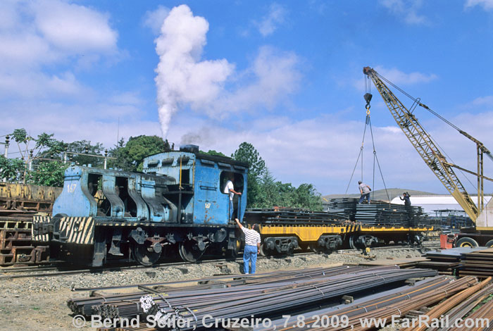 Amaricas last real used steam loco: Sentinel at AmstedMaxion