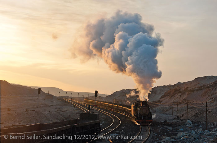 Winter-steam in China: Sandaoling