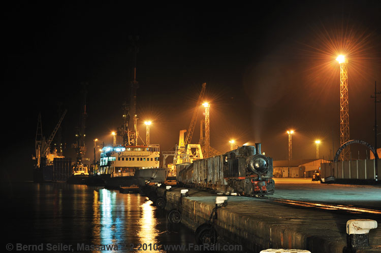 night in the harbour of Massawa