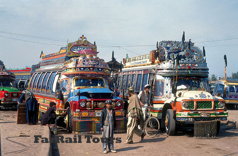 Bedford-buses in Peshawar