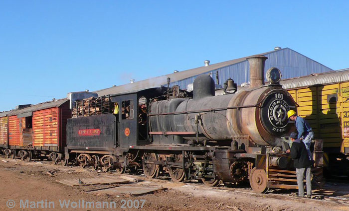 Locomotive 101 in Empalme